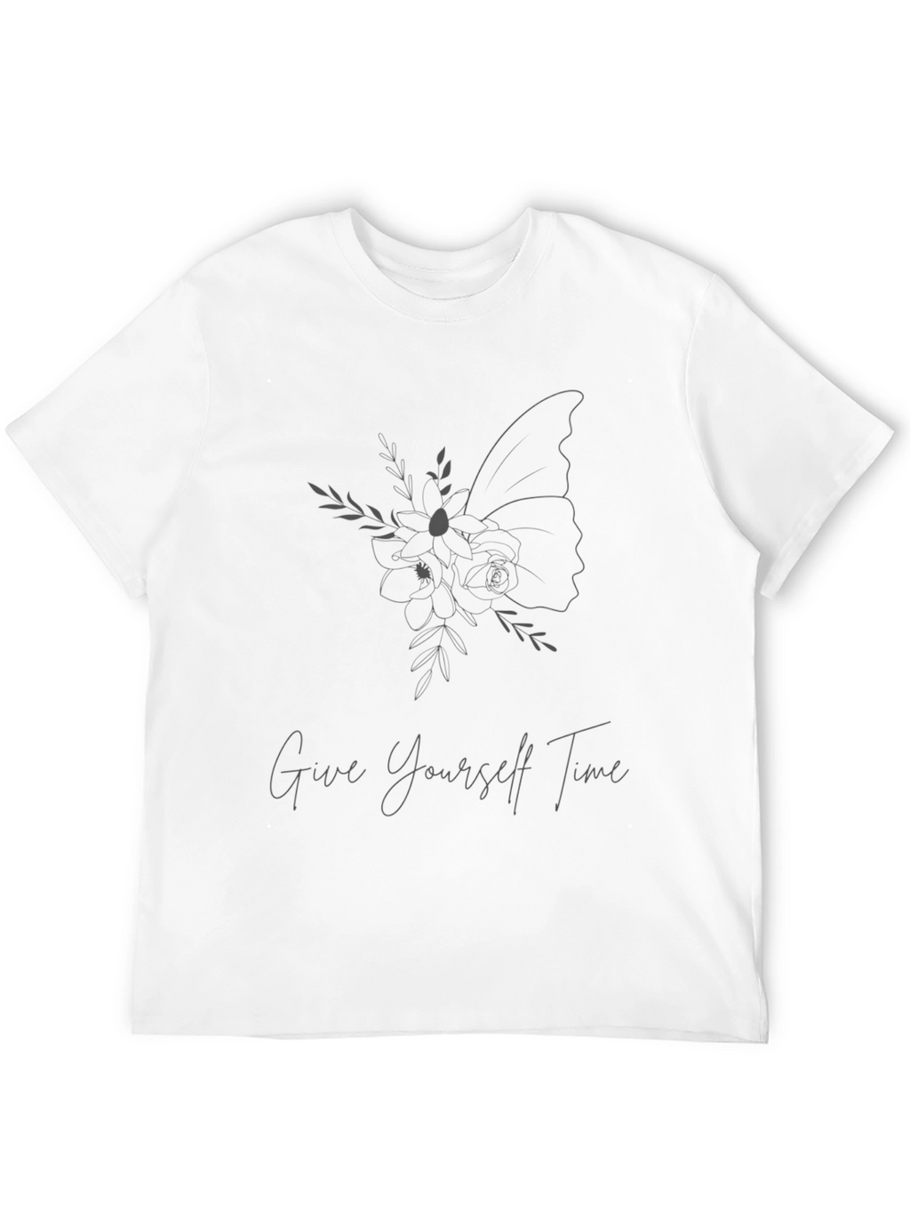 Time Butterfly Graphic Tee - Relaxed Fit