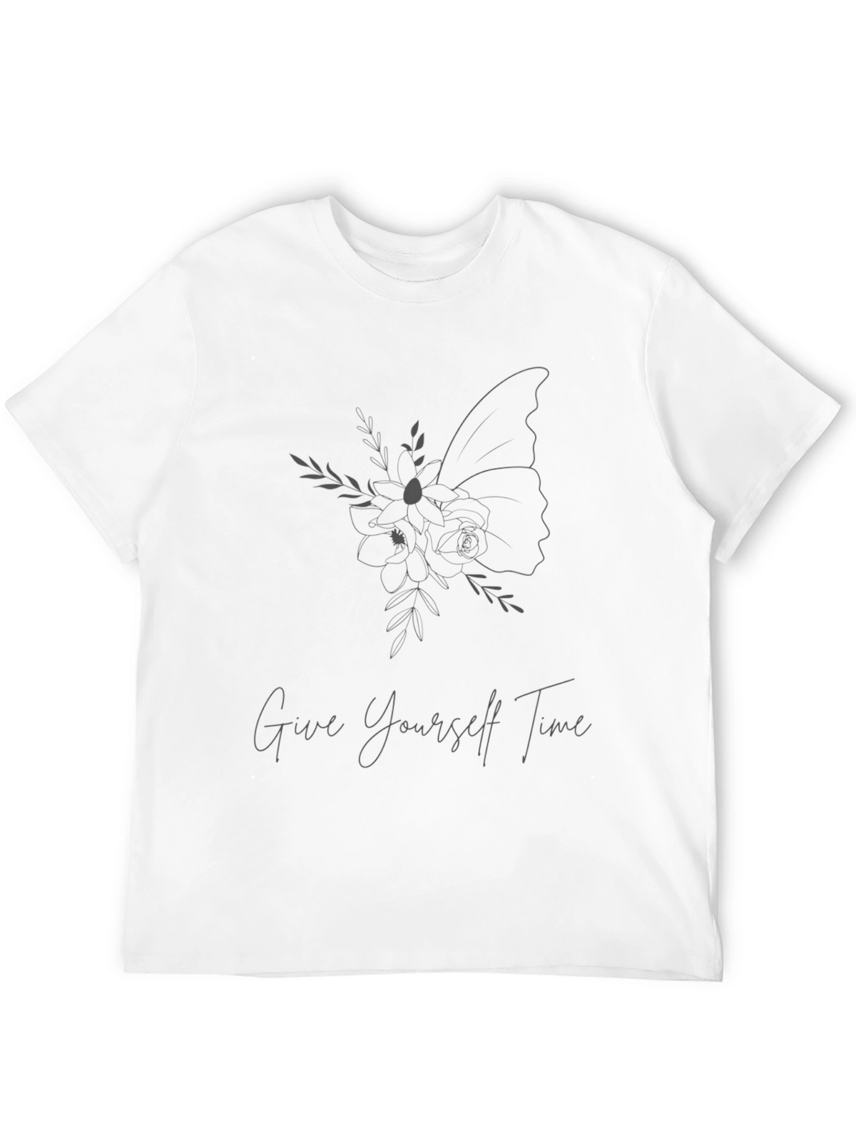 Time Butterfly Graphic Tee - Relaxed Fit
