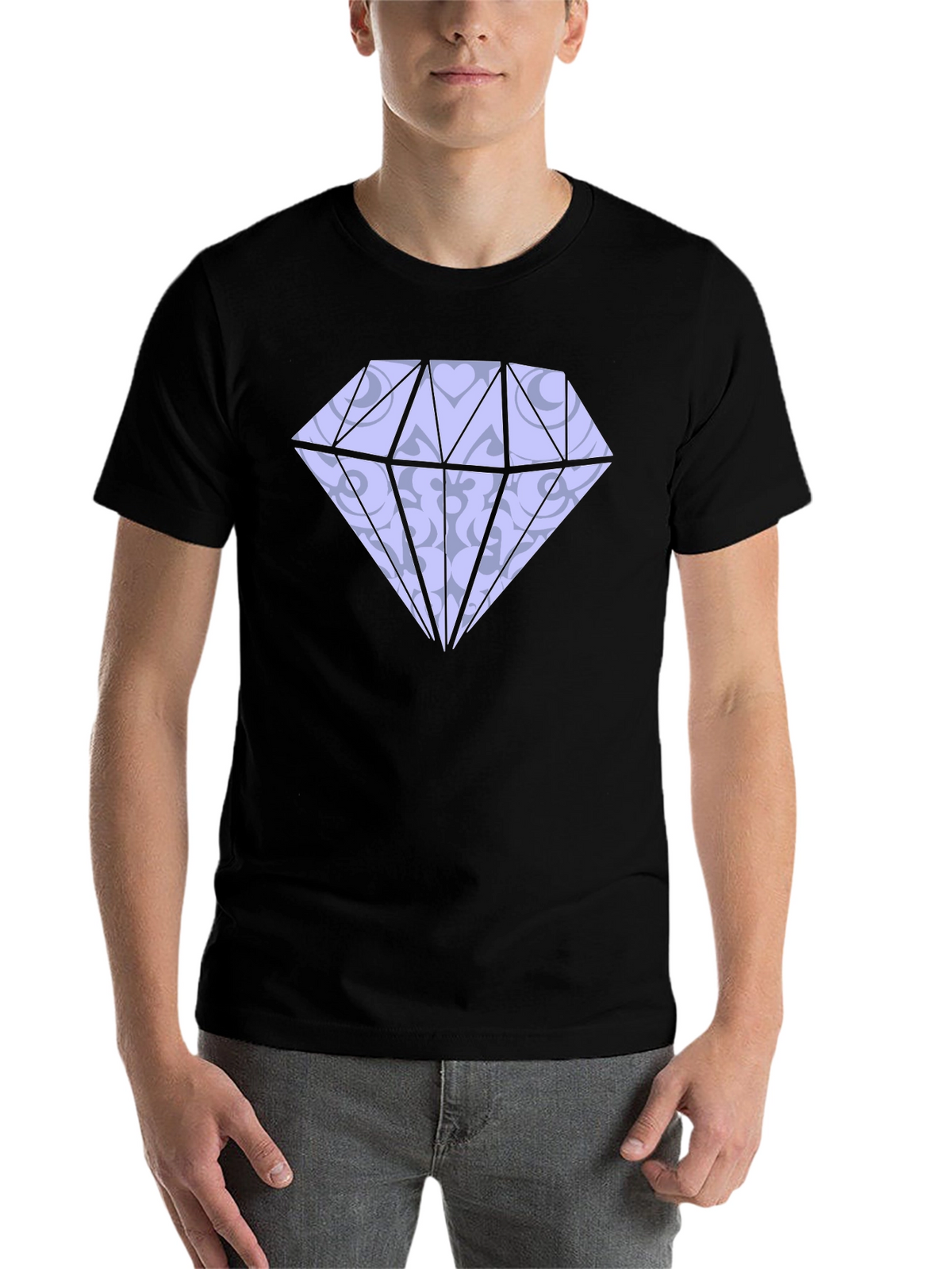 Diamond Graphic Print T-Shirt