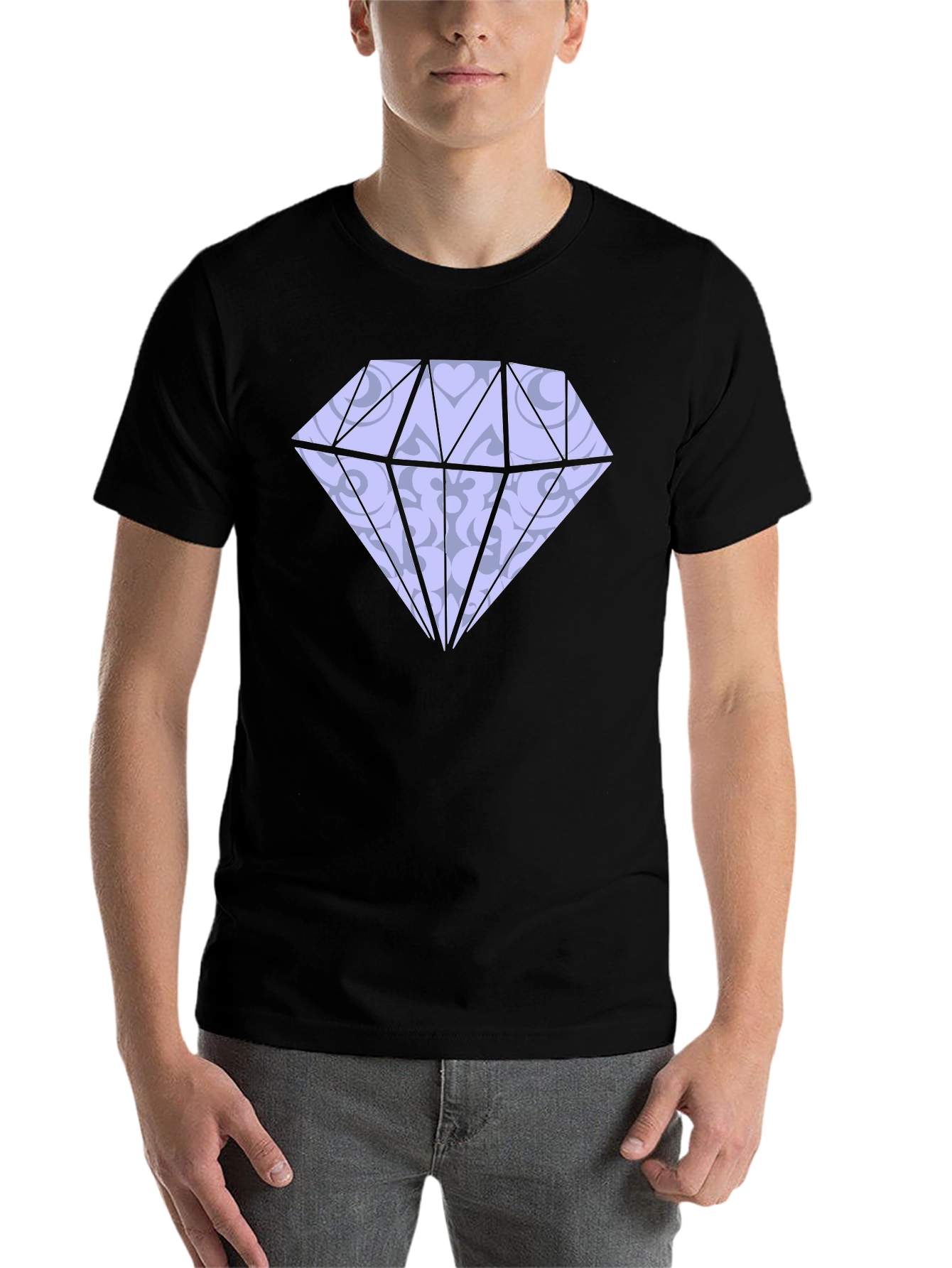 Diamond Graphic Print T-Shirt