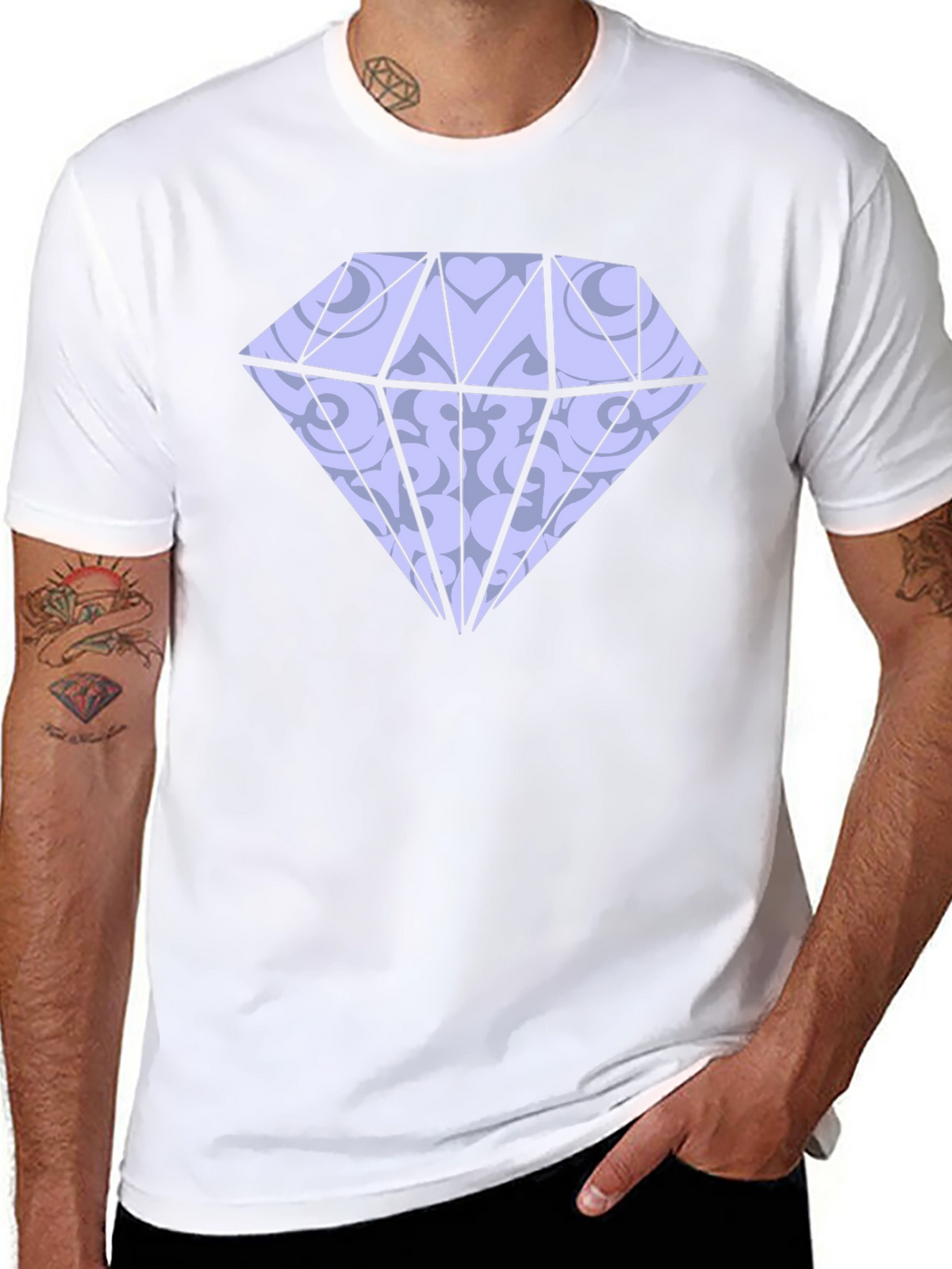 Diamond Graphic Print T-Shirt