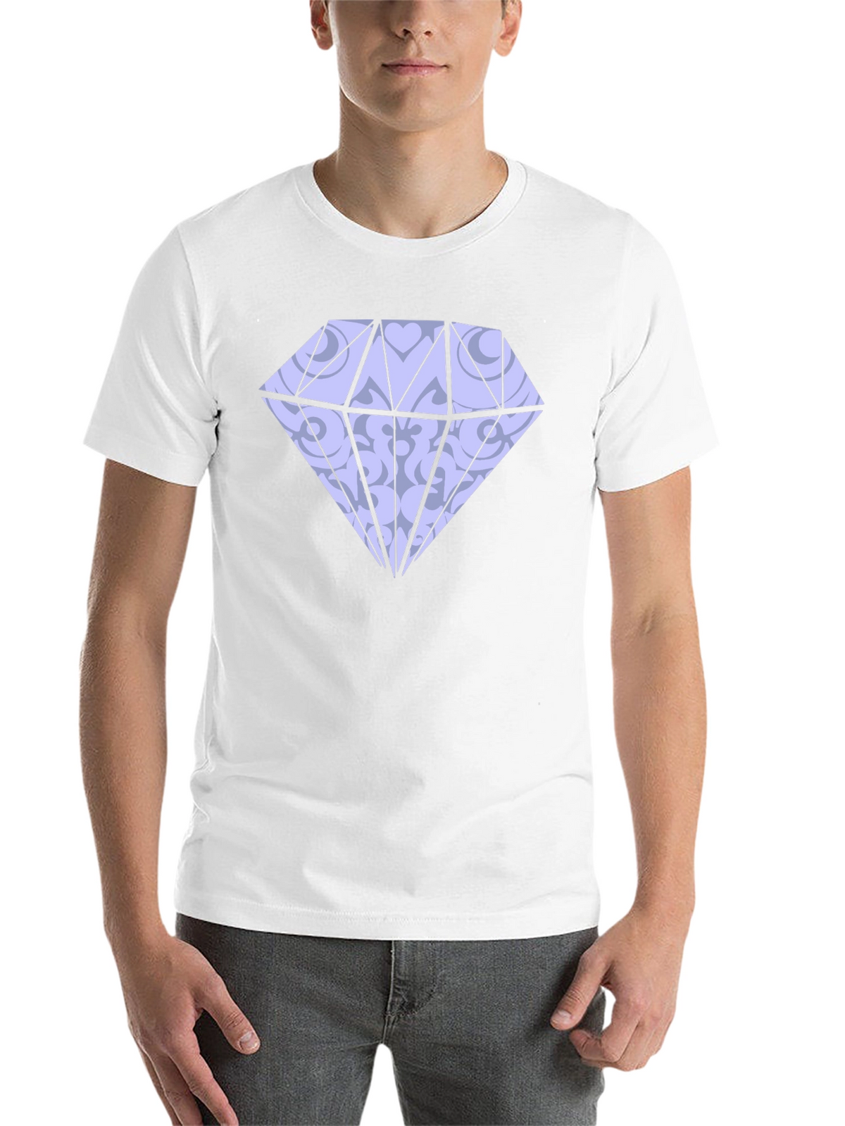 Diamond Graphic Print T-Shirt