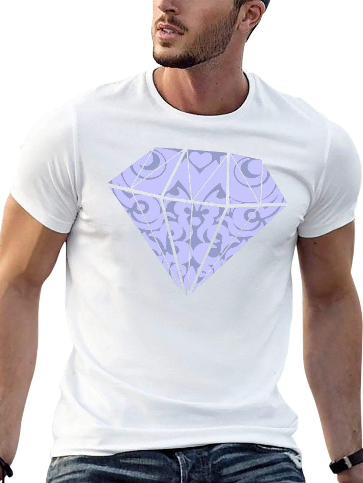 Diamond Graphic Print T-Shirt