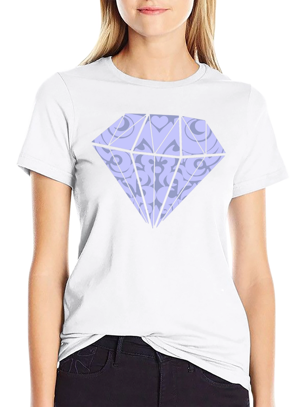 Diamond Graphic Print T-Shirt