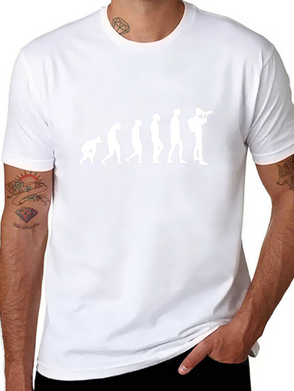 Evolution of Photographer Black T-Shirt