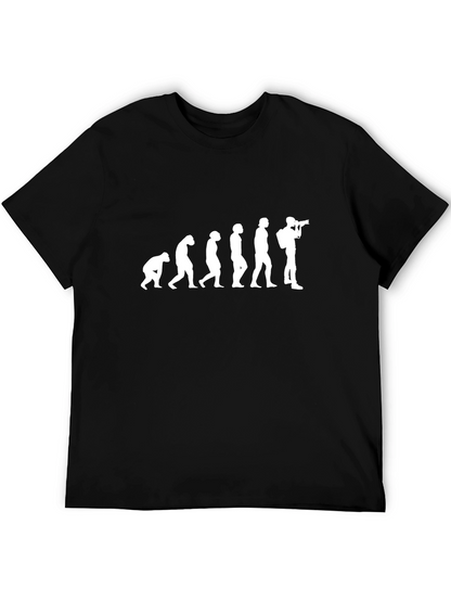 Evolution of Photographer Black T-Shirt