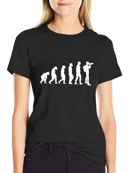 Evolution of Photographer Black T-Shirt
