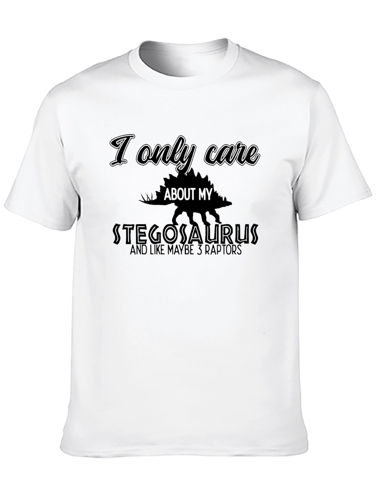 Stegosaurus T-Shirt - Dinosaur Lover Tee