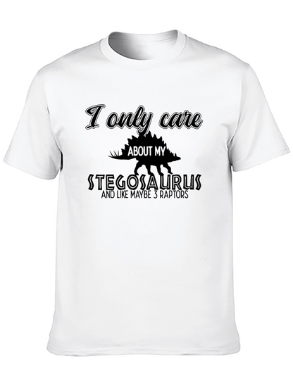 Stegosaurus T-Shirt - Dinosaur Lover Tee