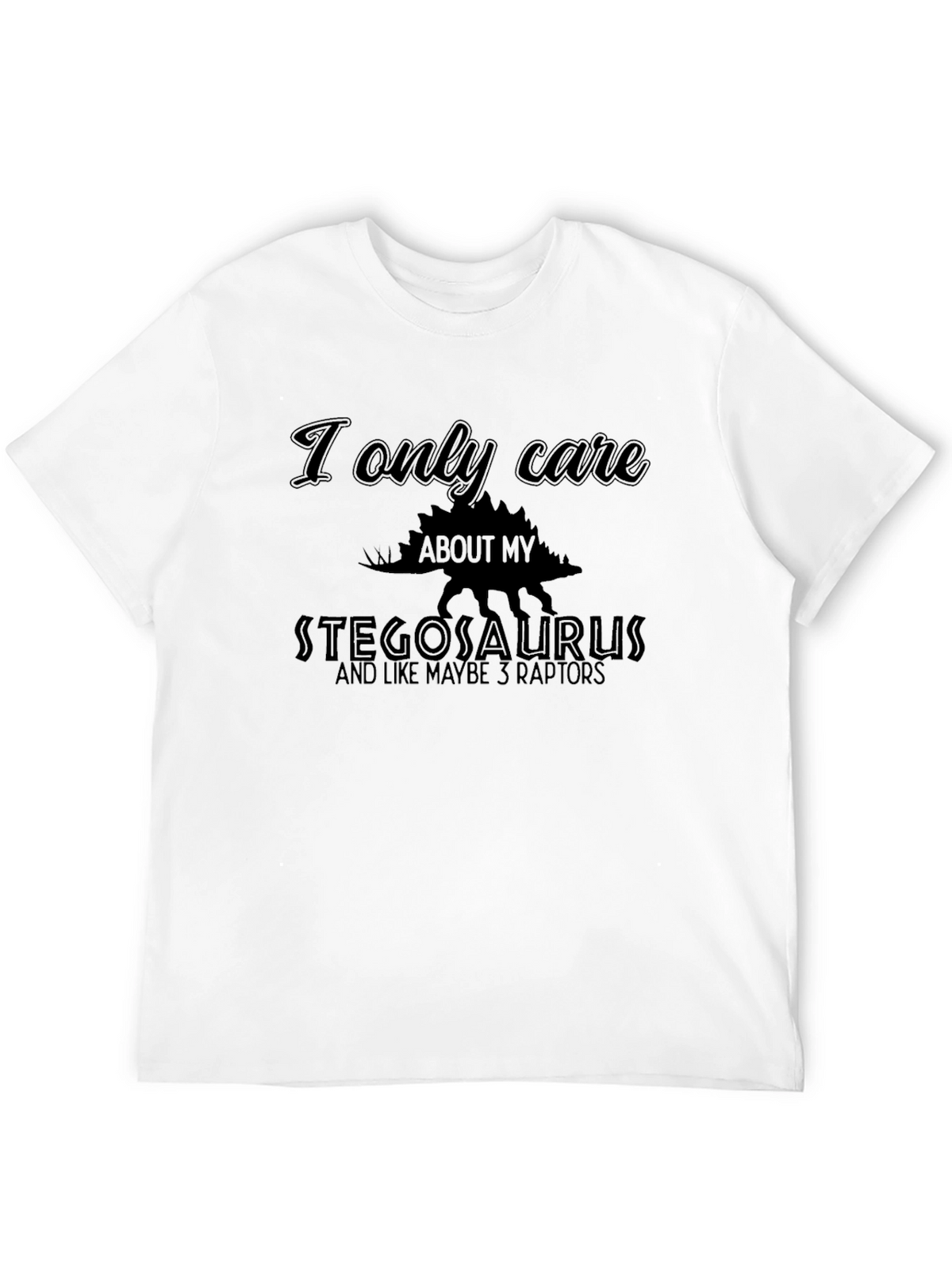 Stegosaurus T-Shirt - Dinosaur Lover Tee