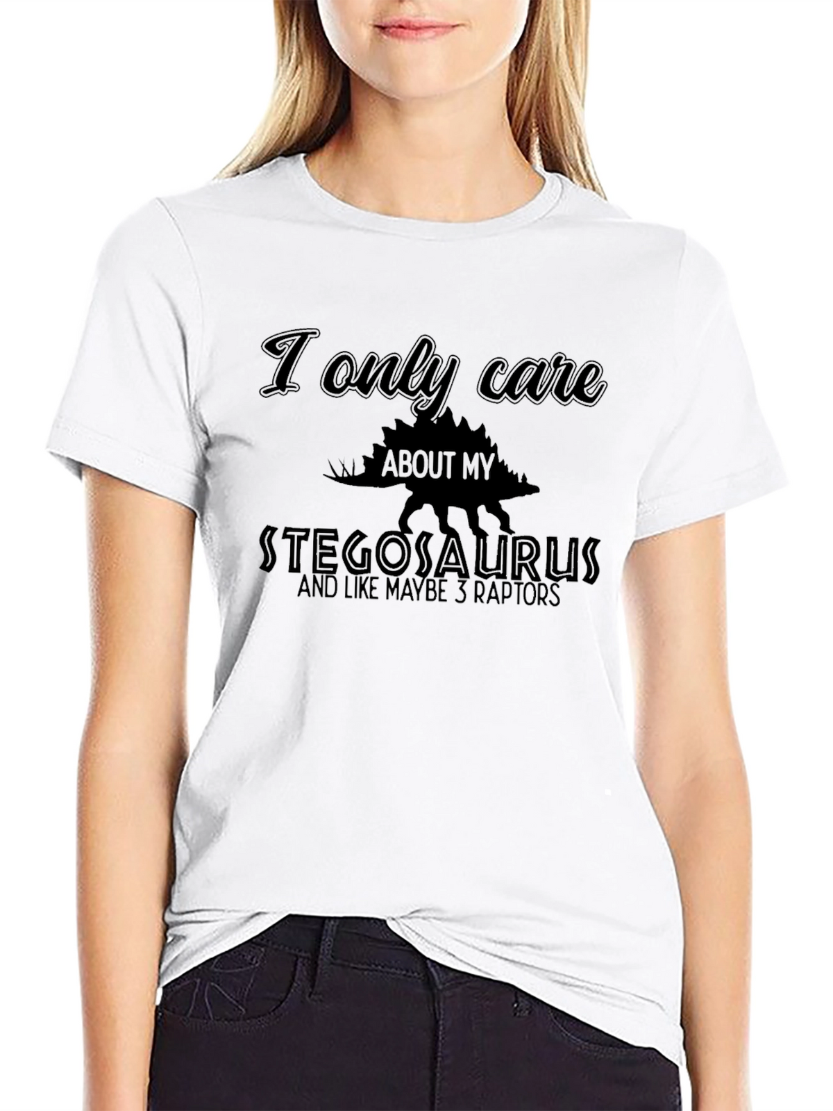 Stegosaurus T-Shirt - Dinosaur Lover Tee