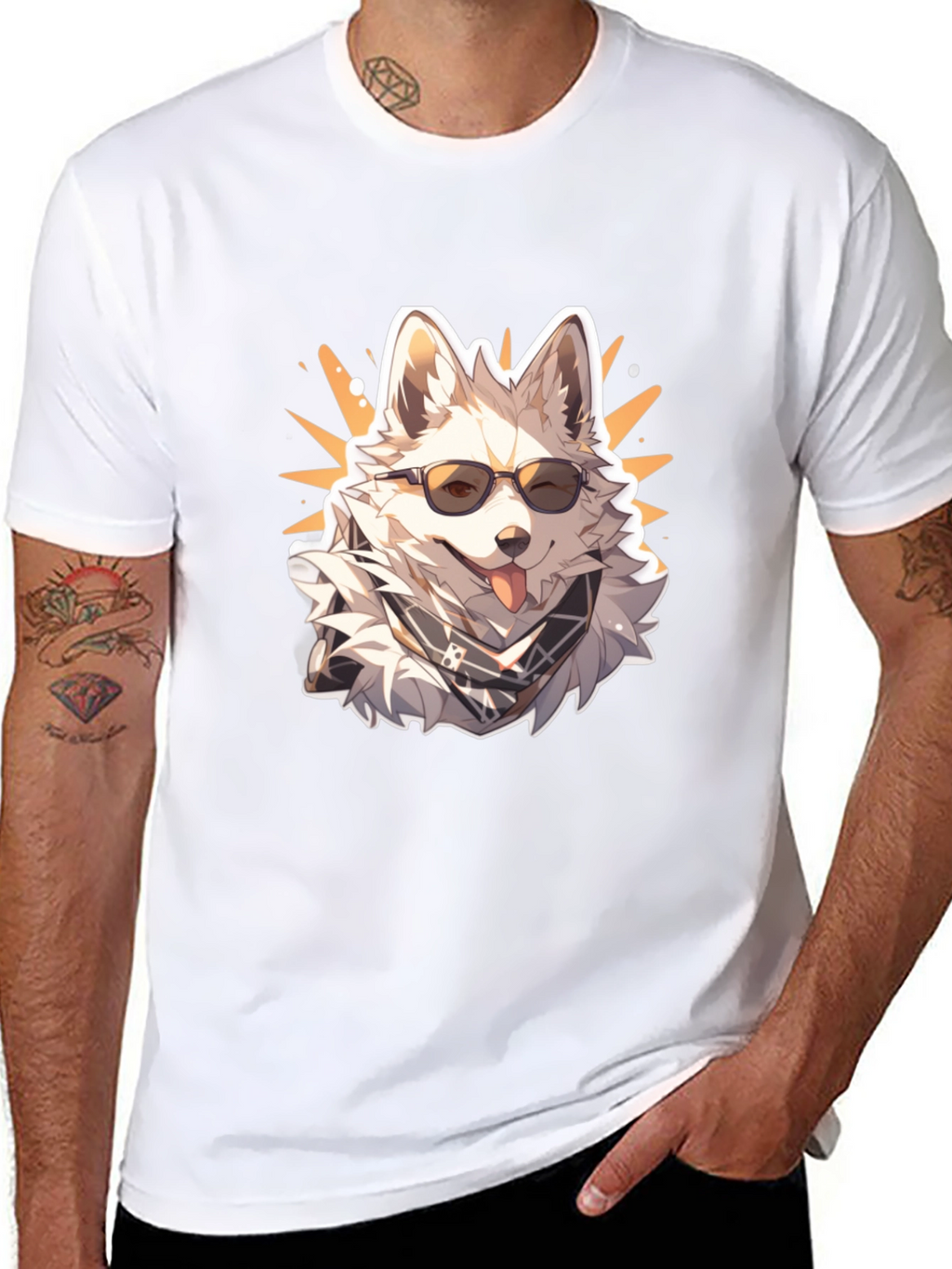 Cool Dog Graphic Tee - Urban Style