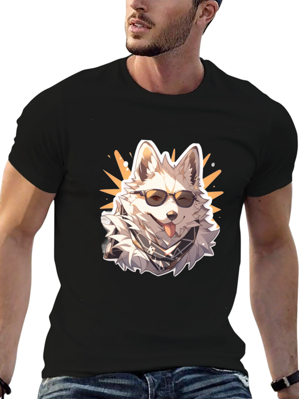 Cool Dog Graphic Tee - Urban Style