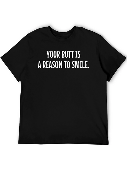 Funny Butt Smile T-Shirt