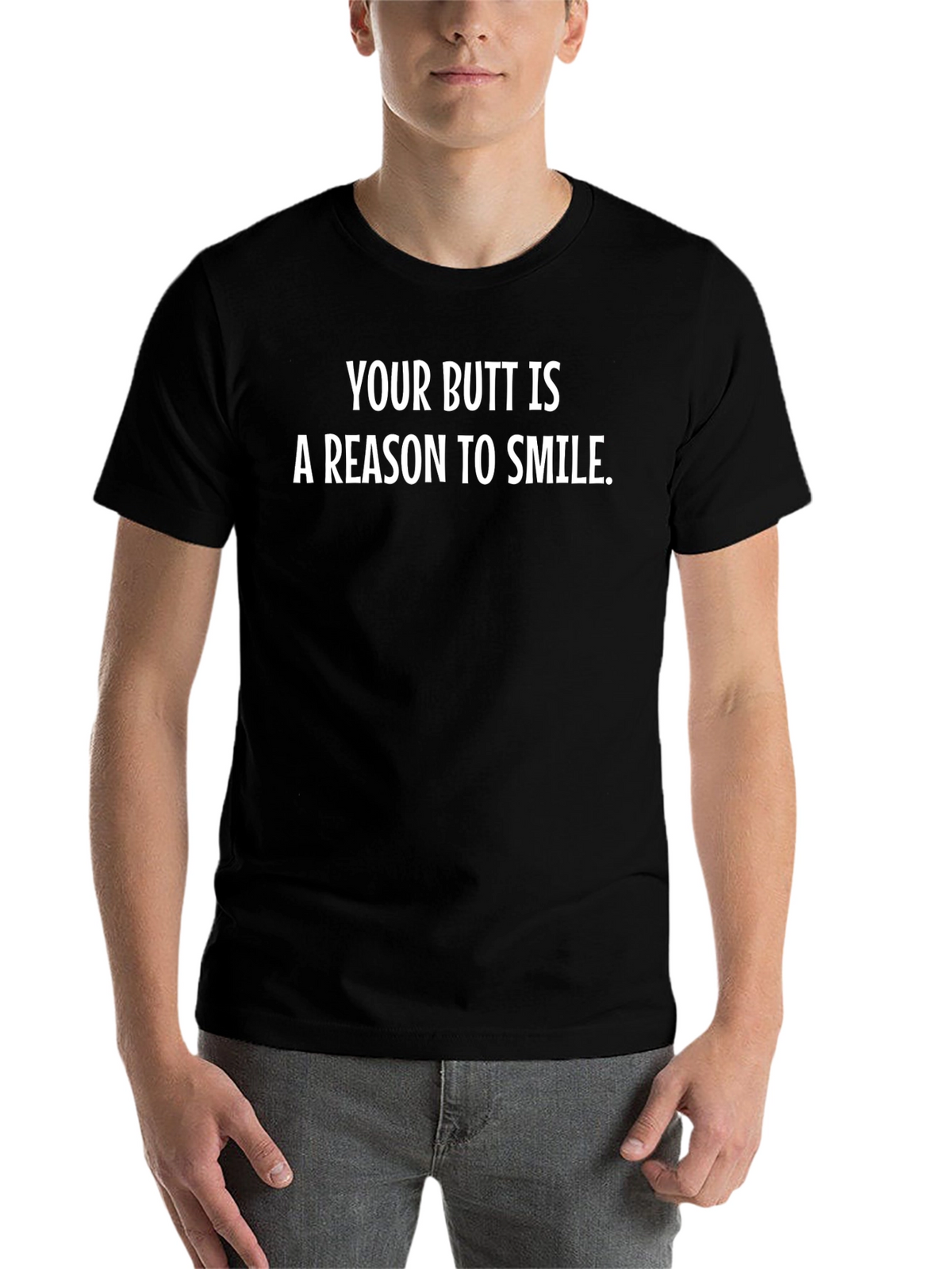 Funny Butt Smile T-Shirt