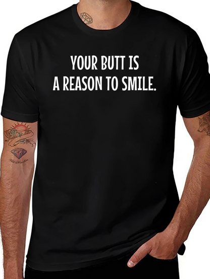 Funny Butt Smile T-Shirt