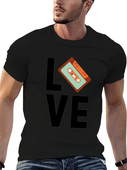 Retro Music Love T-Shirt