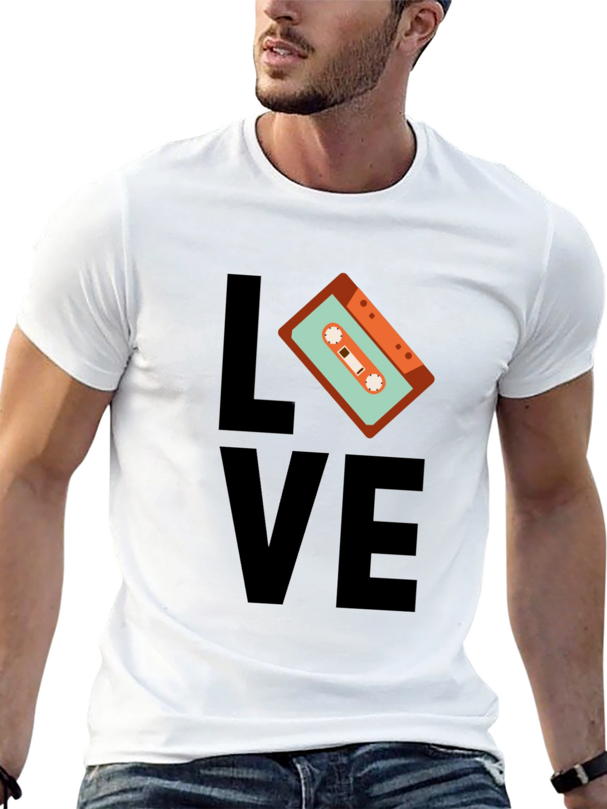 Retro Music Love T-Shirt