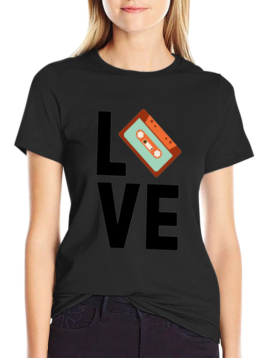 Retro Music Love T-Shirt