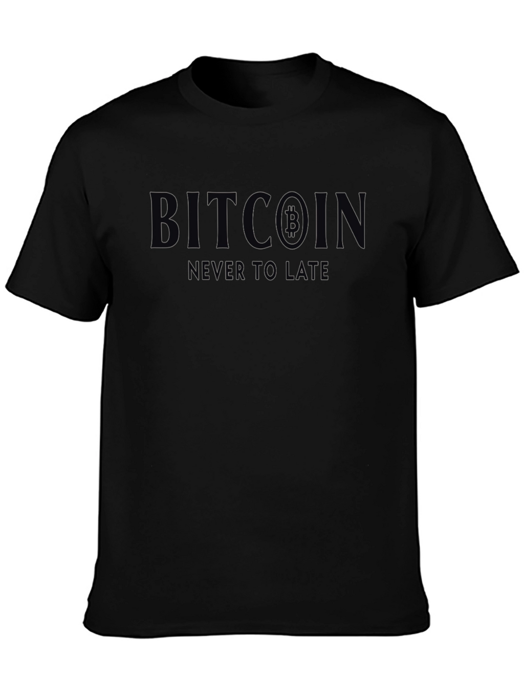 Bitcoin Never Too Late Graphic Tee