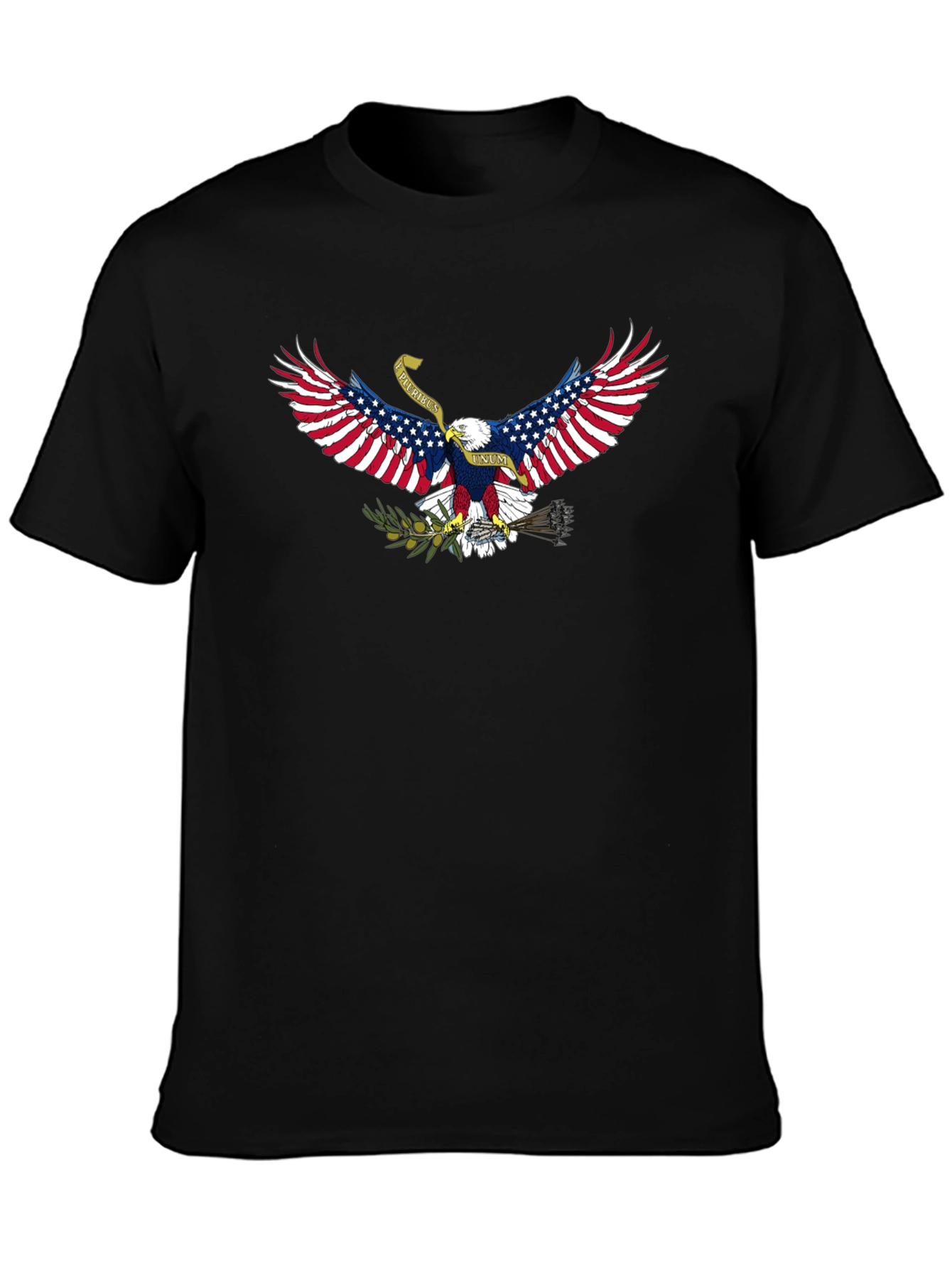 Patriotic Eagle Graphic T-Shirt