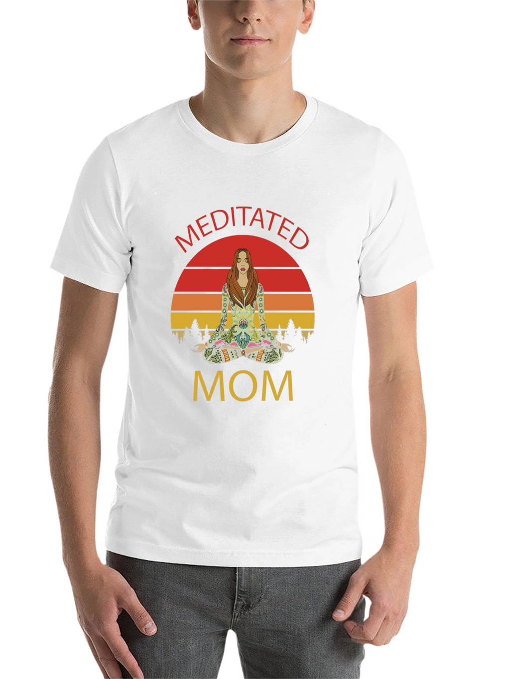 Meditated Mom Graphic T-Shirt