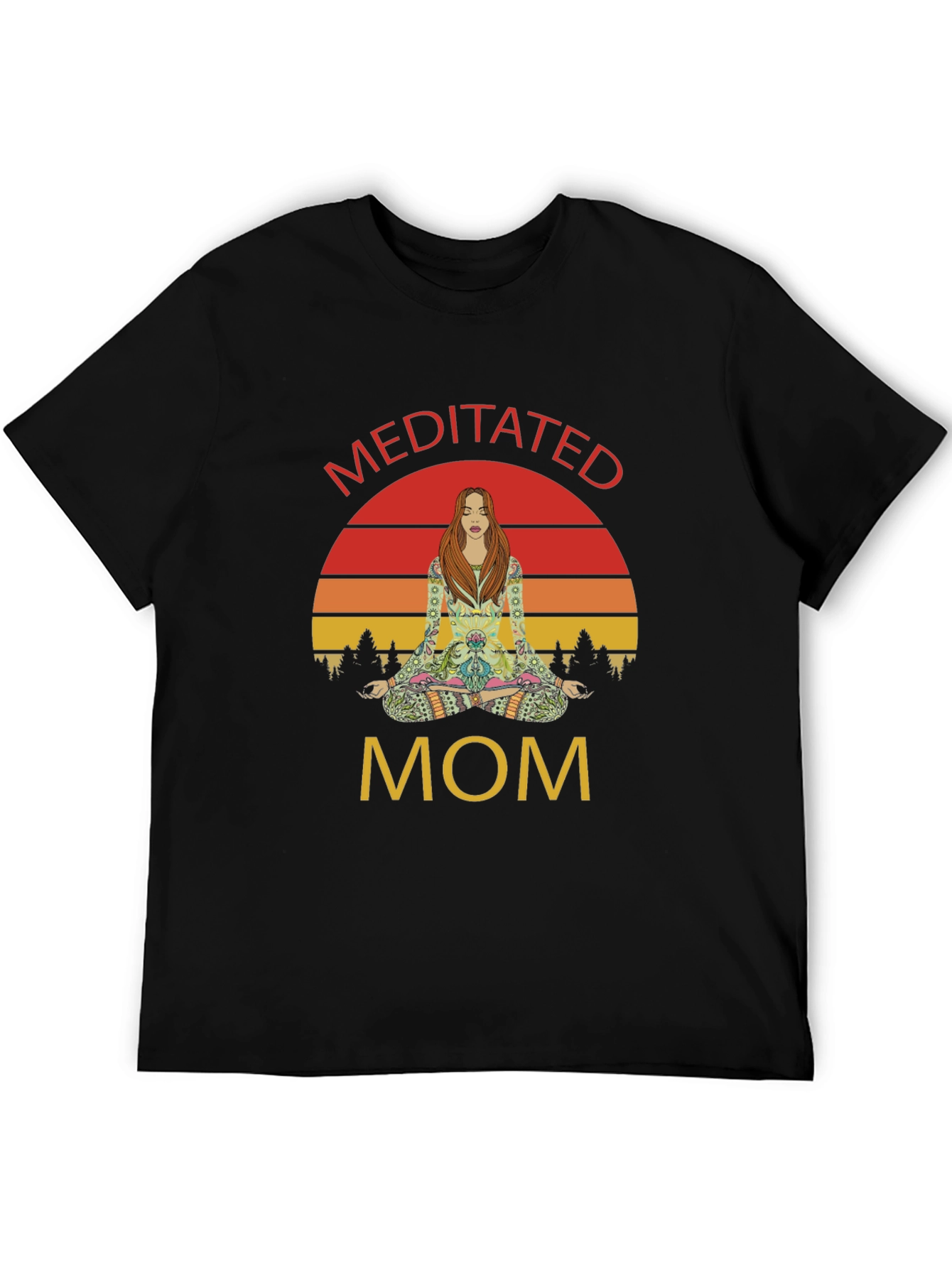 Meditated Mom Graphic T-Shirt