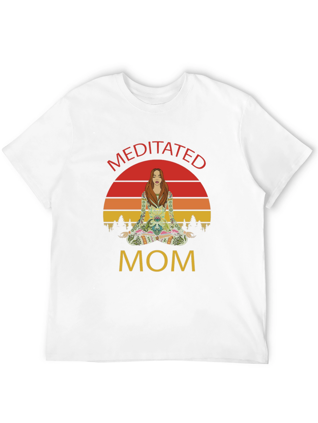 Meditated Mom Graphic T-Shirt