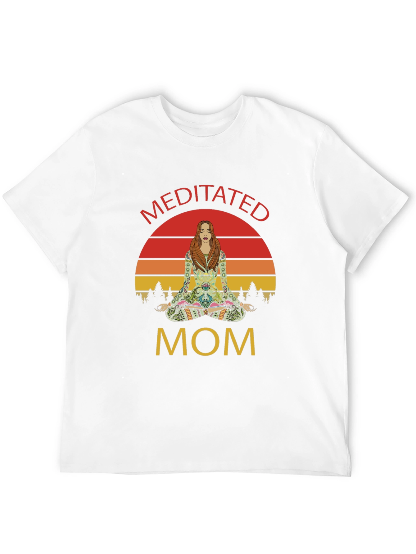 Meditated Mom Graphic T-Shirt