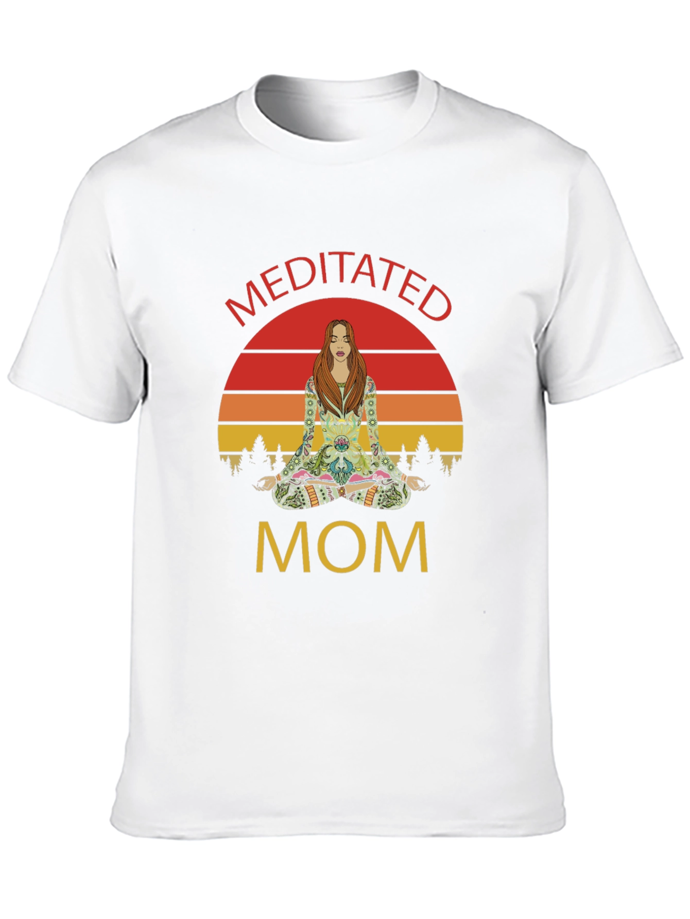 Meditated Mom Graphic T-Shirt