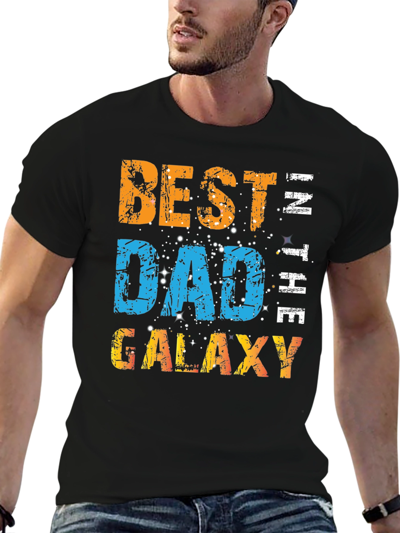 Best Dad In The Galaxy Graphic Tee