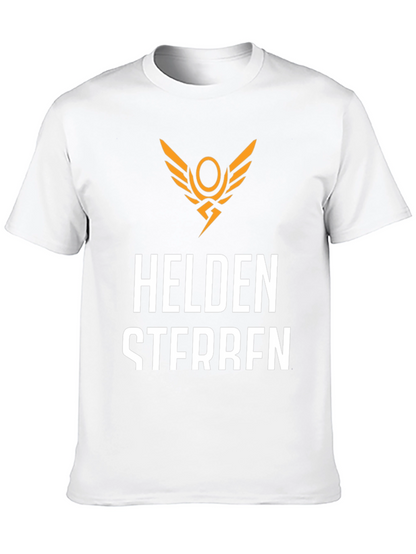 Helden Sterben Black T-Shirt - Graphic Print Tee