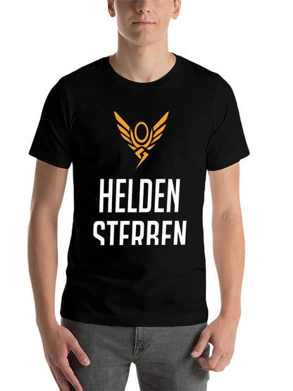 Helden Sterben Black T-Shirt - Graphic Print Tee
