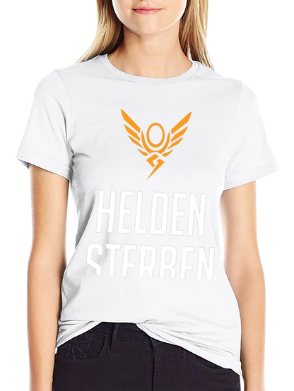 Helden Sterben Black T-Shirt - Graphic Print Tee