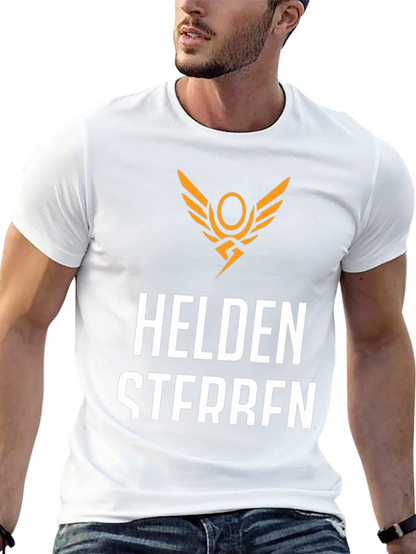 Helden Sterben Black T-Shirt - Graphic Print Tee