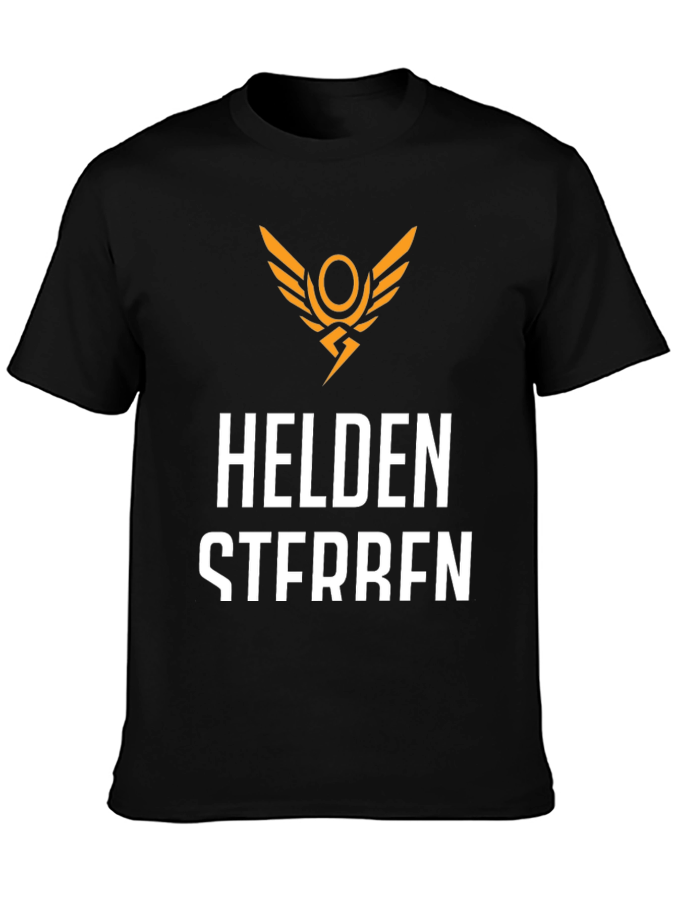 Helden Sterben Black T-Shirt - Graphic Print Tee