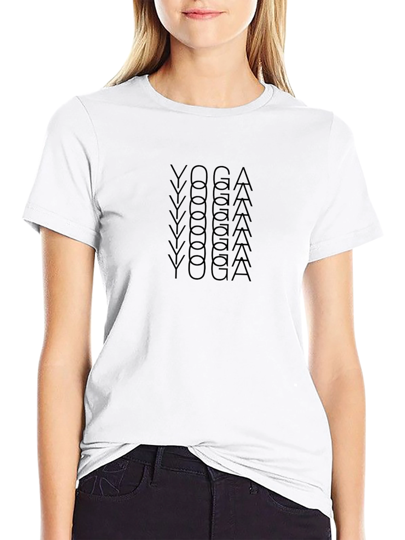 Yoga Graphic Print Tee - Stylish & Comfortable
