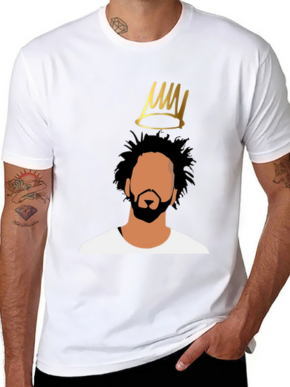 J Cole Crown Graphic Black T-Shirt