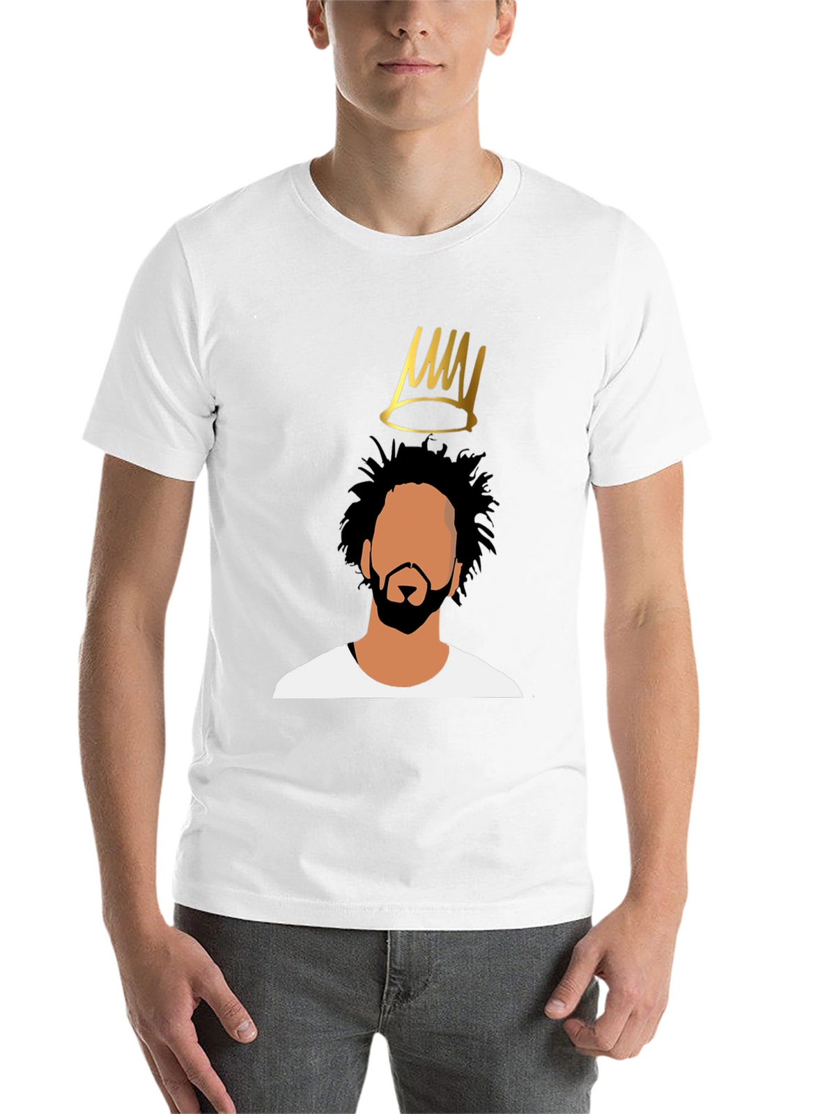 J Cole Crown Graphic Black T-Shirt