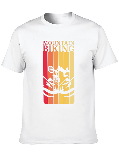 Mountain Biking Graphic Tee - Black T-Shirt