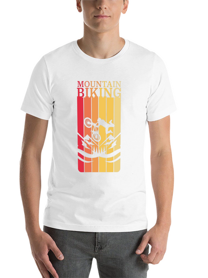 Mountain Biking Graphic Tee - Black T-Shirt