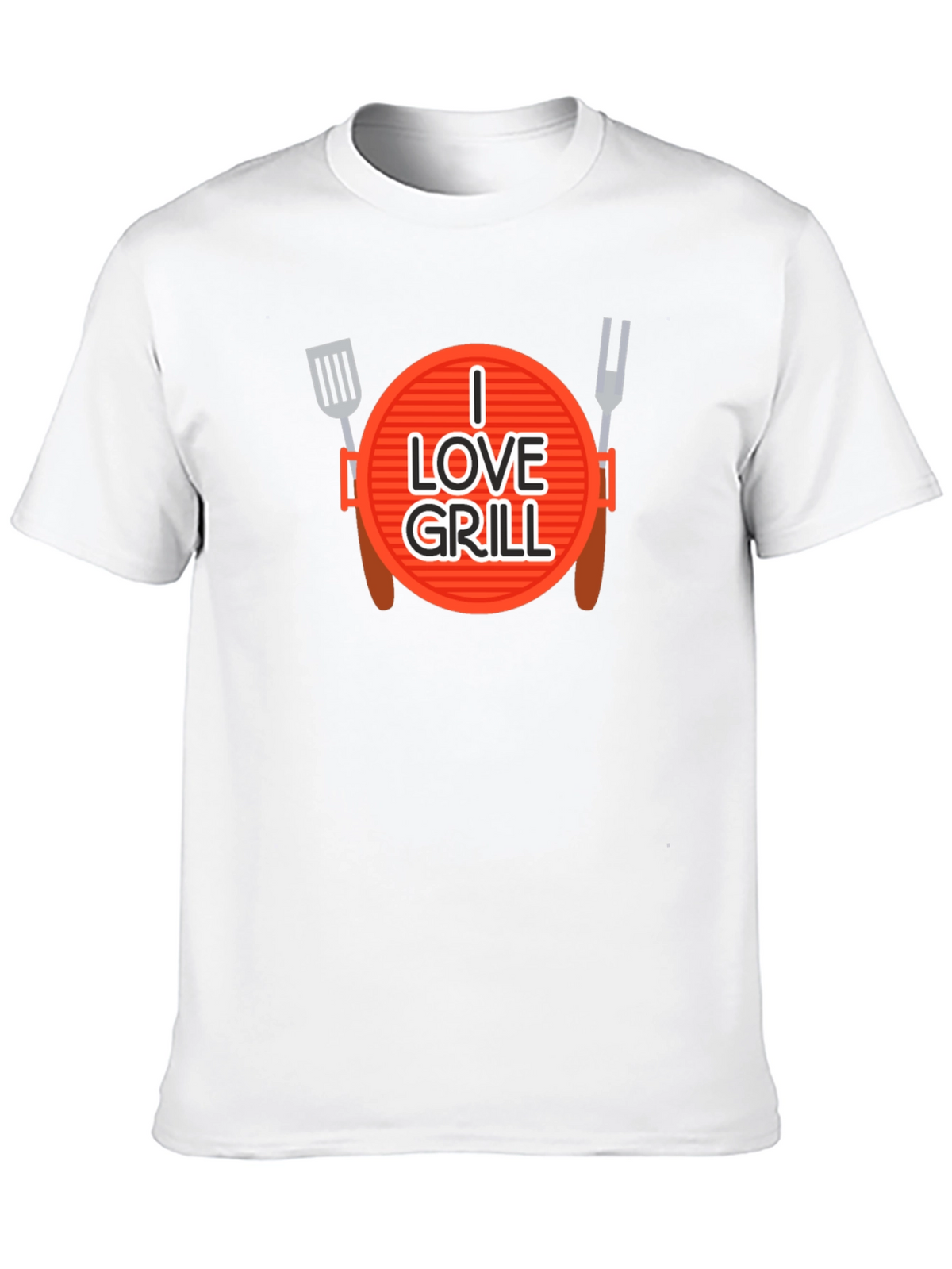I Love Grill Graphic T-Shirt - BBQ Master Apparel