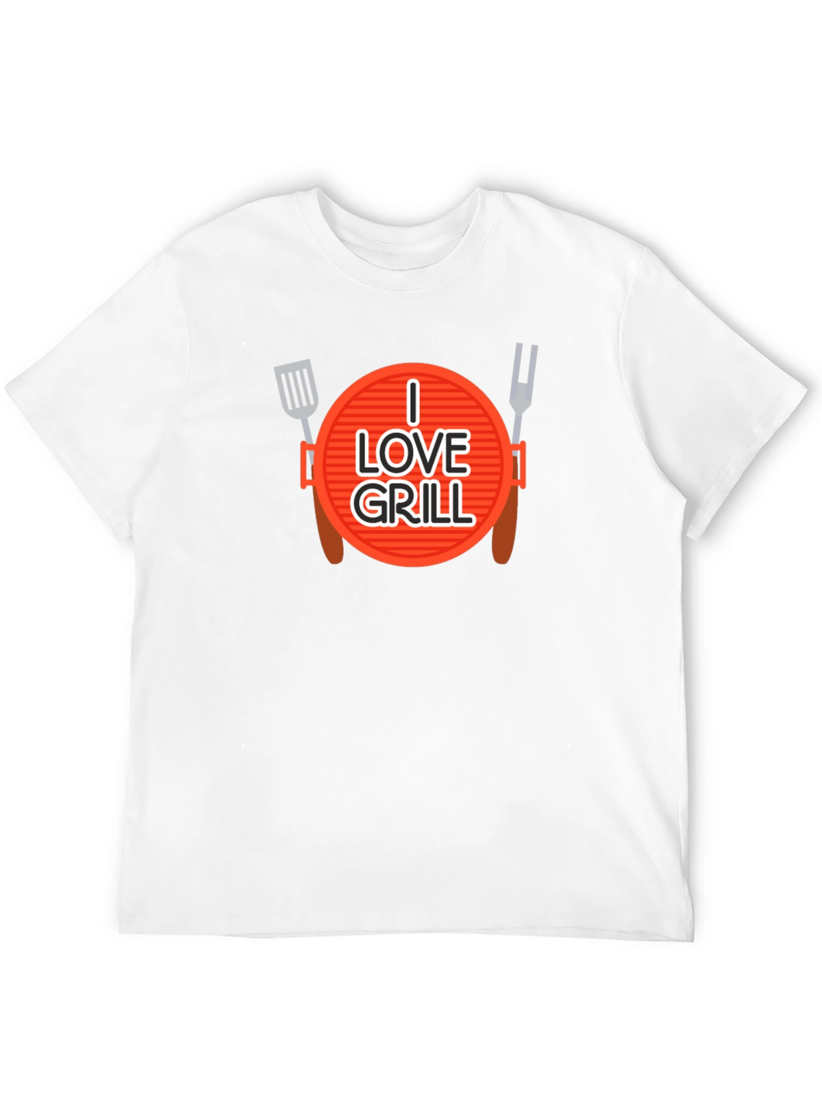 I Love Grill Graphic T-Shirt - BBQ Master Apparel