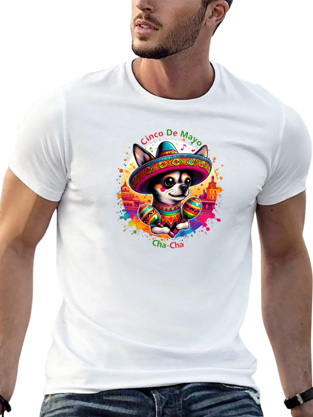 Cinco De Mayo Chihuahua T-Shirt