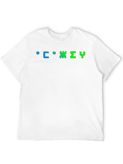Retro Russian Typography Black T-Shirt