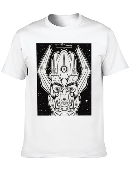 Galactus Graphic Tee - Black Comic Book Shirt