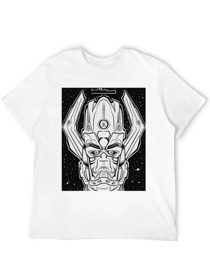 Galactus Graphic Tee - Black Comic Book Shirt