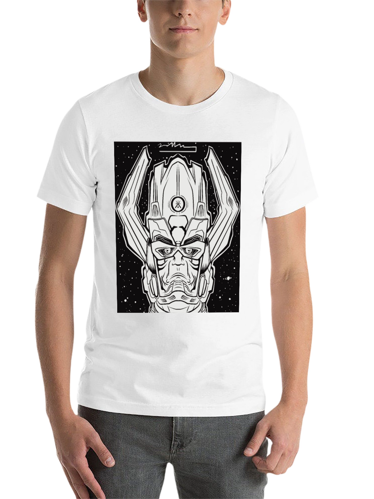 Galactus Graphic Tee - Black Comic Book Shirt