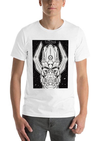 Galactus Graphic Tee - Black Comic Book Shirt