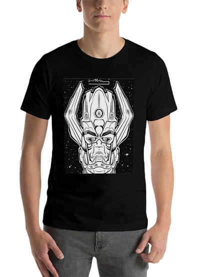 Galactus Graphic Tee - Black Comic Book Shirt